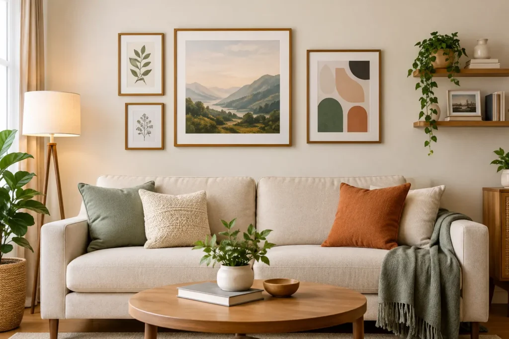 living room wall decor